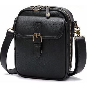 Small Crossbody Bags For Women Vegan Leather Messenger Purses, Vintage Wallet